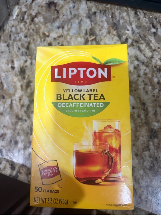 Lipton Decaf Other - Yellow Label Decaffeinated Black Tea - Yellow